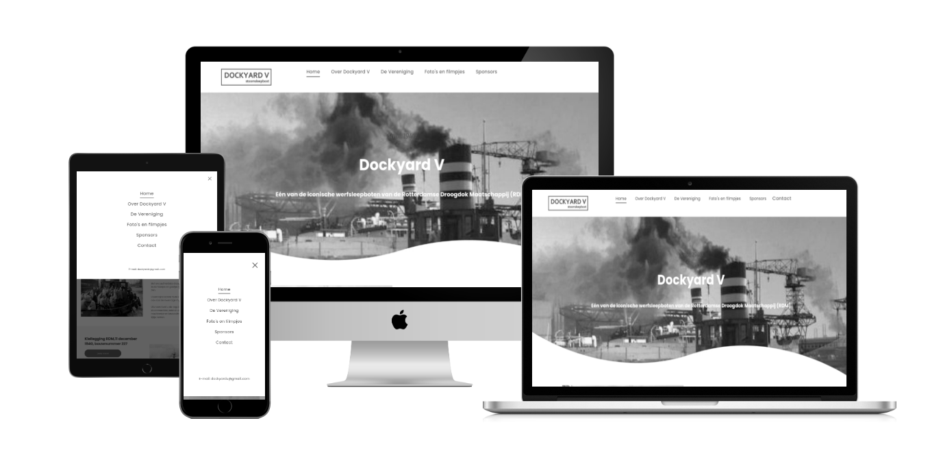 Dockyard V - Eén van de iconische werfsleepboten van de Rotterdamse Droogdok Maatschappij